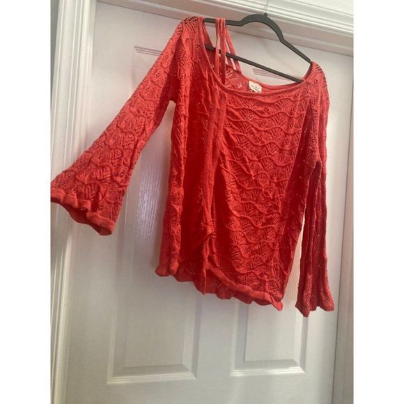 1.4.3. Story by Line Up Women's Tops Red Large - Picture 1 of 3